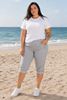 Picture of CURVY GIRL STRETCH BERMUDA ELASTICATED WAIST.
